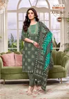 Ajarakh Vol 7 By Mayur Cotton Printed Kurti With Bottom Dupatta Exporters In India